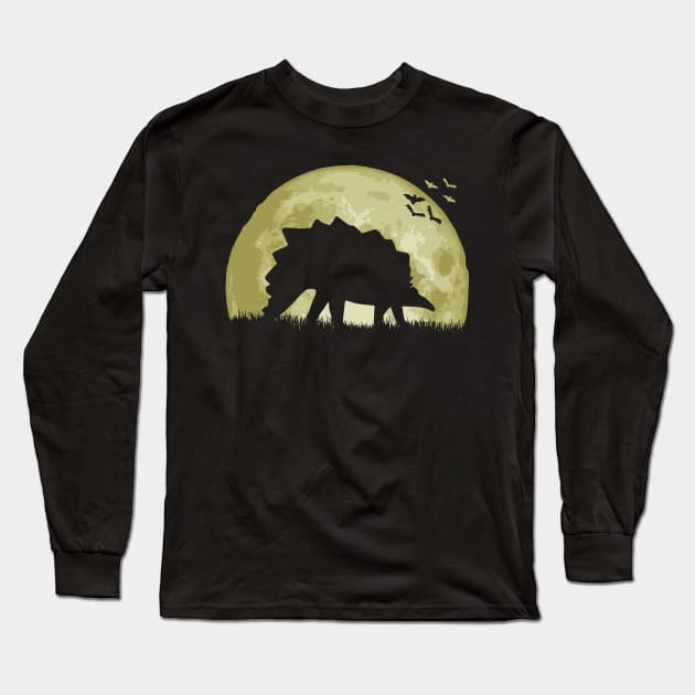 Stegosaurus Long Sleeve T-Shirt by Nerd_art